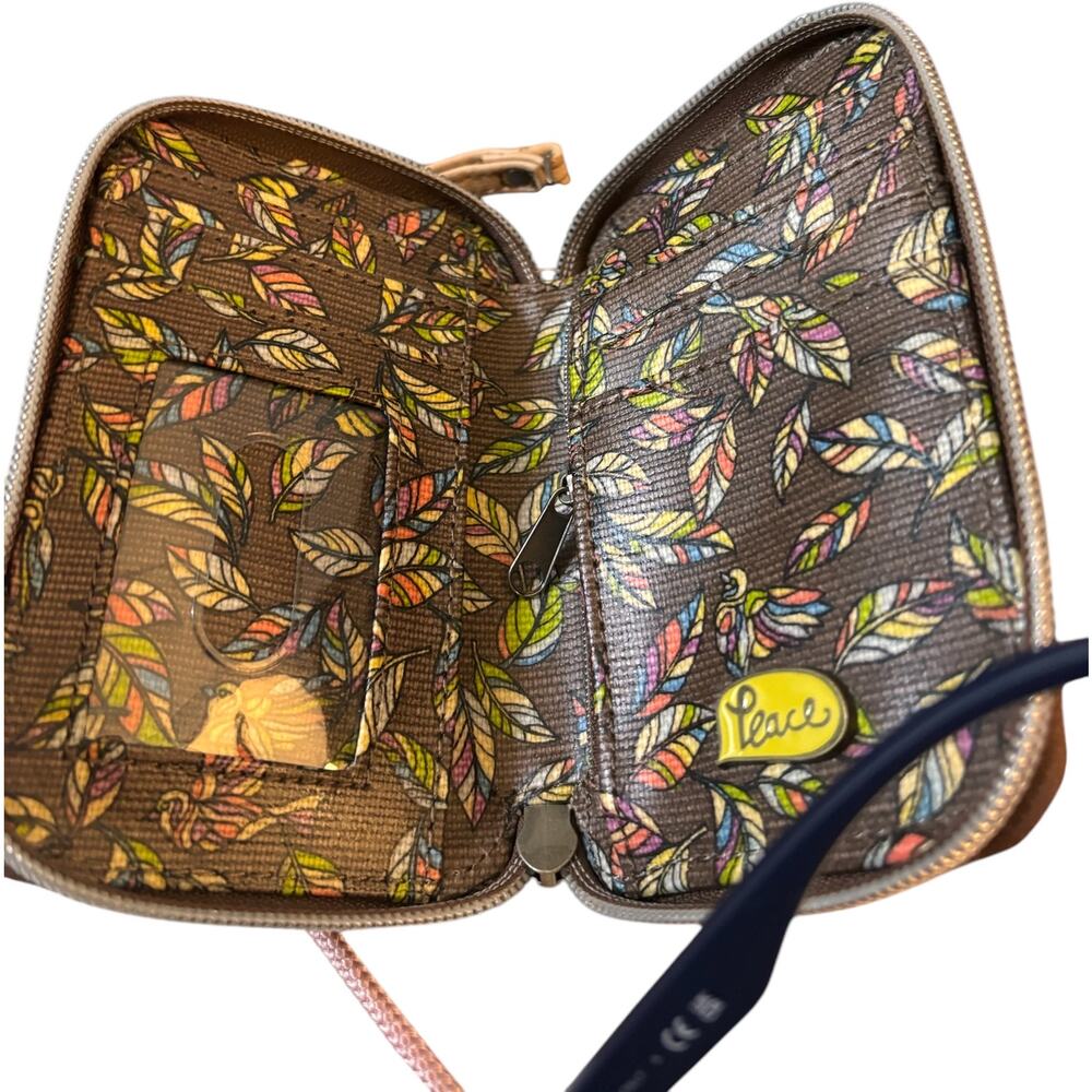 Sakroots Multi-Color Wristlet Wallet With Glitter… - image 7